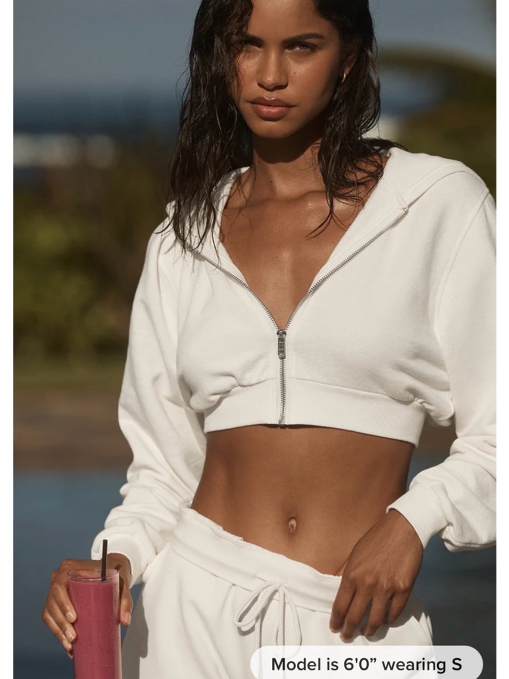ALO Yoga Sweet Escape Zip Up Hoodie